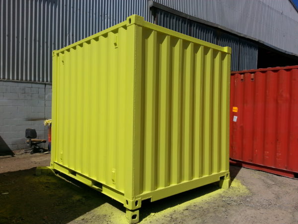 10ft yellow shipping container