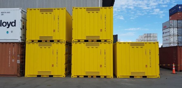 10ft Dangerous Goods Shipping Containers Stacked