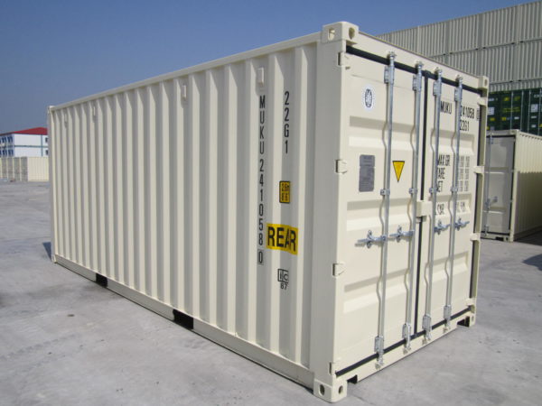 20ft Double Door Shipping Containers doors closed