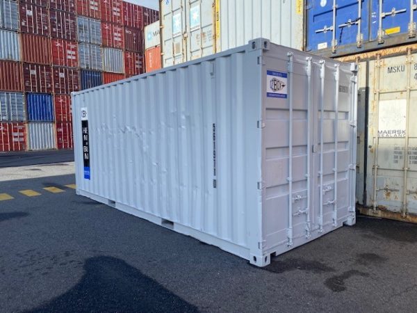 20ft A Grade Shipping Container Grey Side