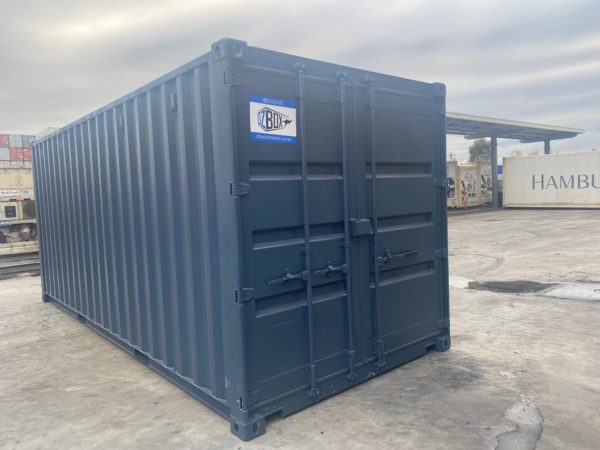 20ft Shipping container new blue doors