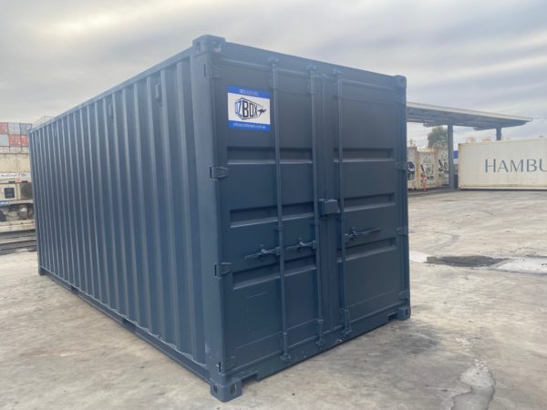 20ft Containers New Blue Doors For Sale | New & Used