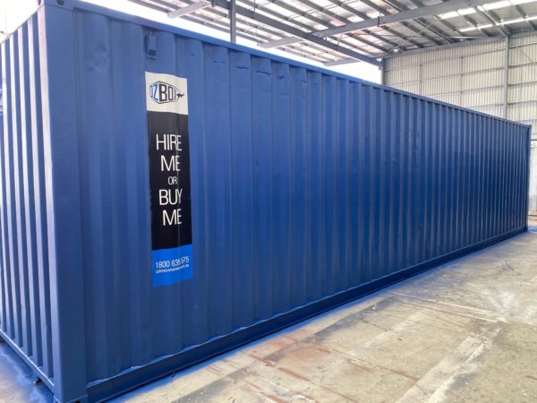 40ft High Cube A Grade Shipping Container Blue