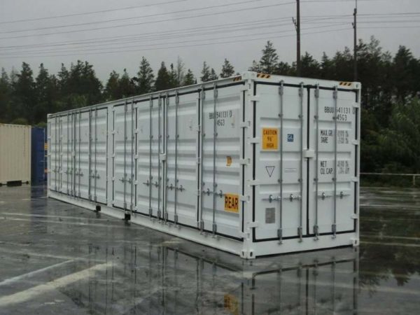 40ft High Cube Open Side Shipping Container Side