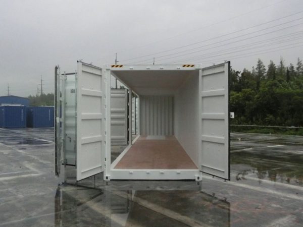40ft High Cube Open Side Shipping Container All Doors Open