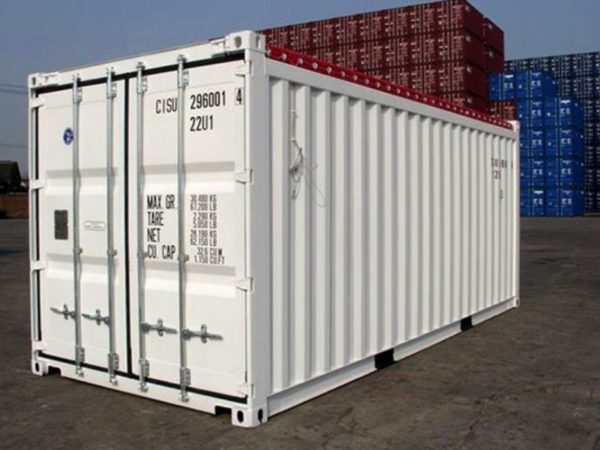 20ft open top shipping container side