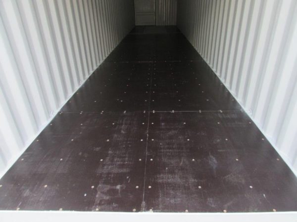 40ft three door high cube shipping container interior