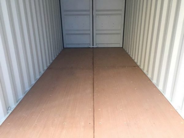 20ft high cube double door shipping container floor