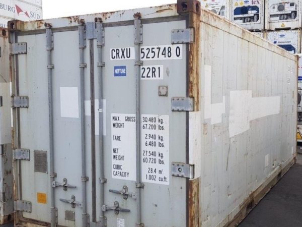 20ft insulated shipping container