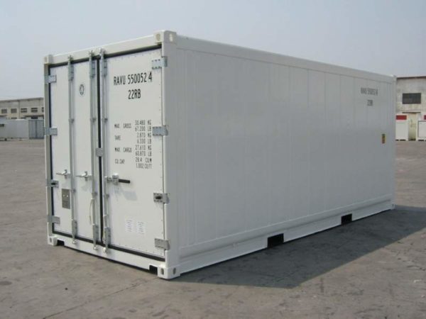 20ft Reefer Container Side View