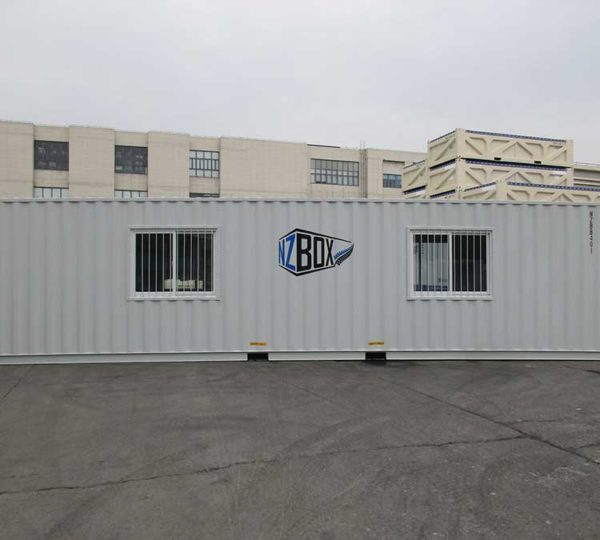 40ft high cube office container back