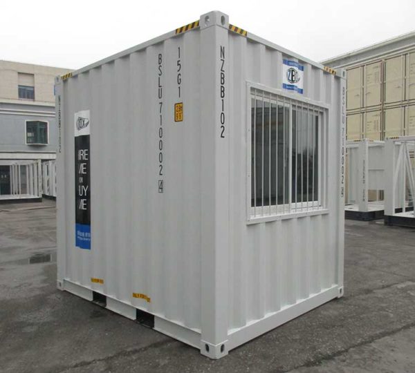20ft high cube office container back