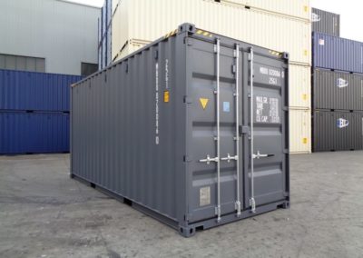 20ft high cube shipping container Grey 7015 Doors LS