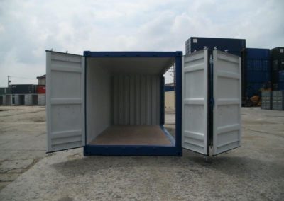 20ft open side shipping container in RAL5010 Container