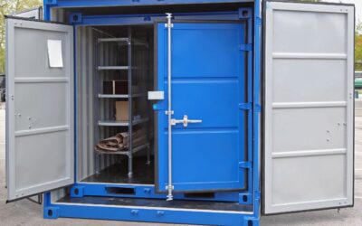 How to create a storage facility with shipping containers